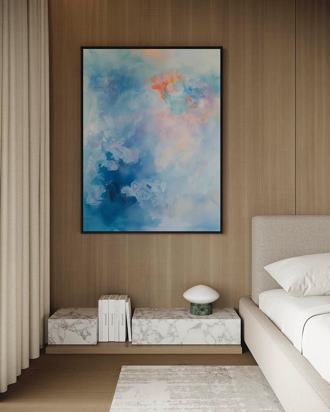 Dromerige kleurenexplosie Kunstwerk
