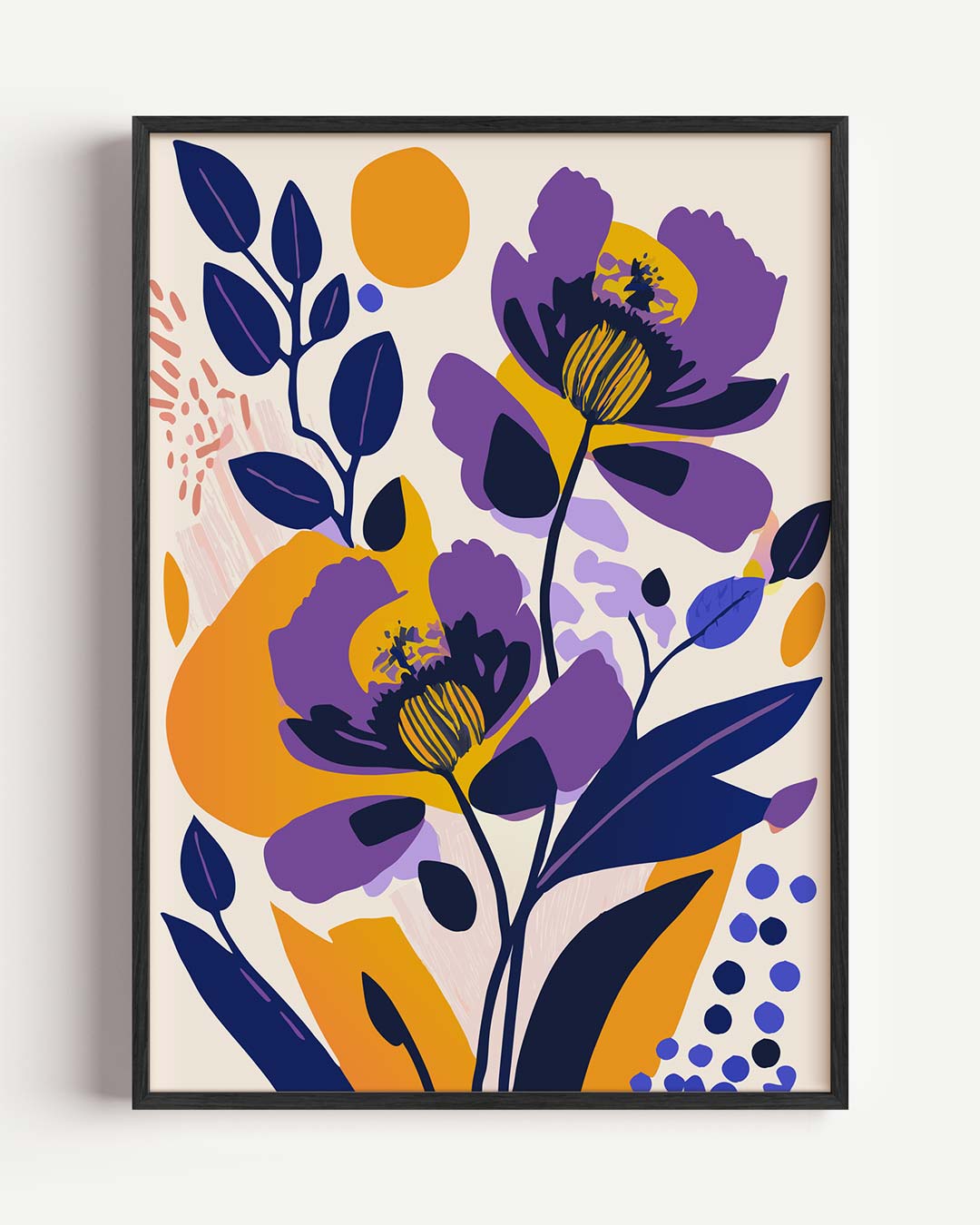 Vrolijke Bloemendroom Poster