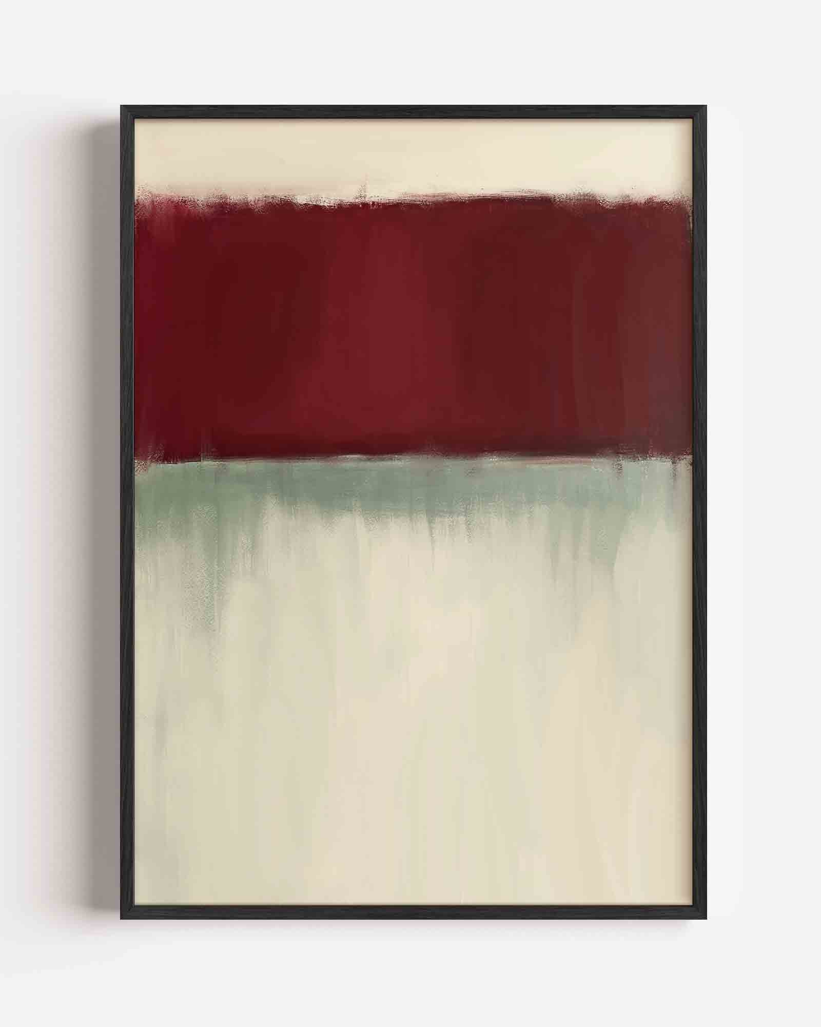 Abstracte kleurvlakken Poster