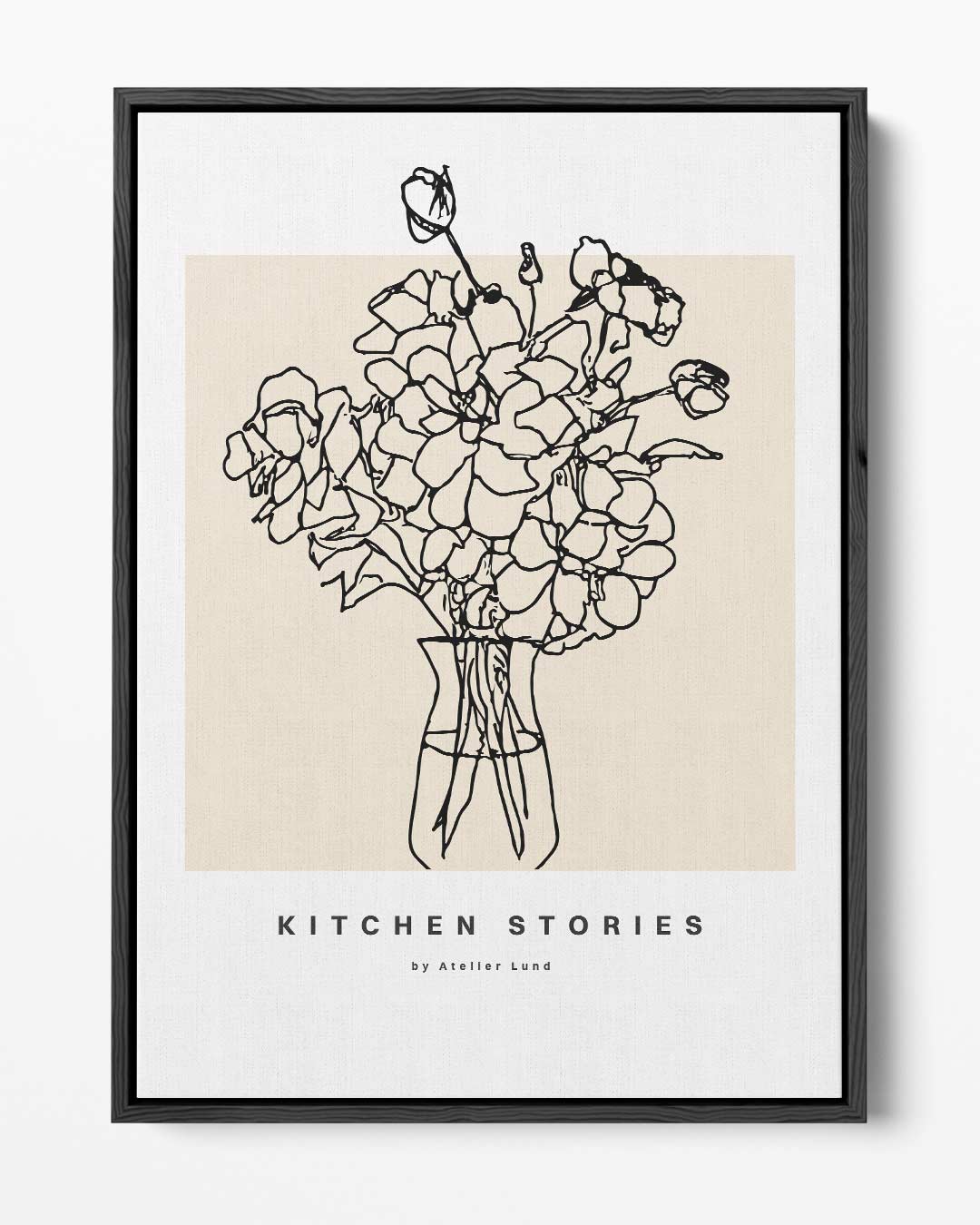 Kitchen Stories Bloemenschilderij Kunstwerk-canvas-dibond-plexiglas-wanddecoratie-WallArtistic