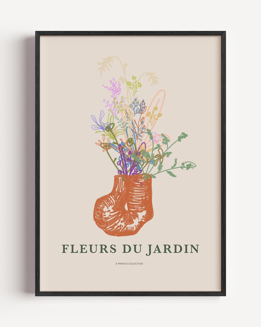 Bloemrijke Tuindromen Poster-WallArtistic