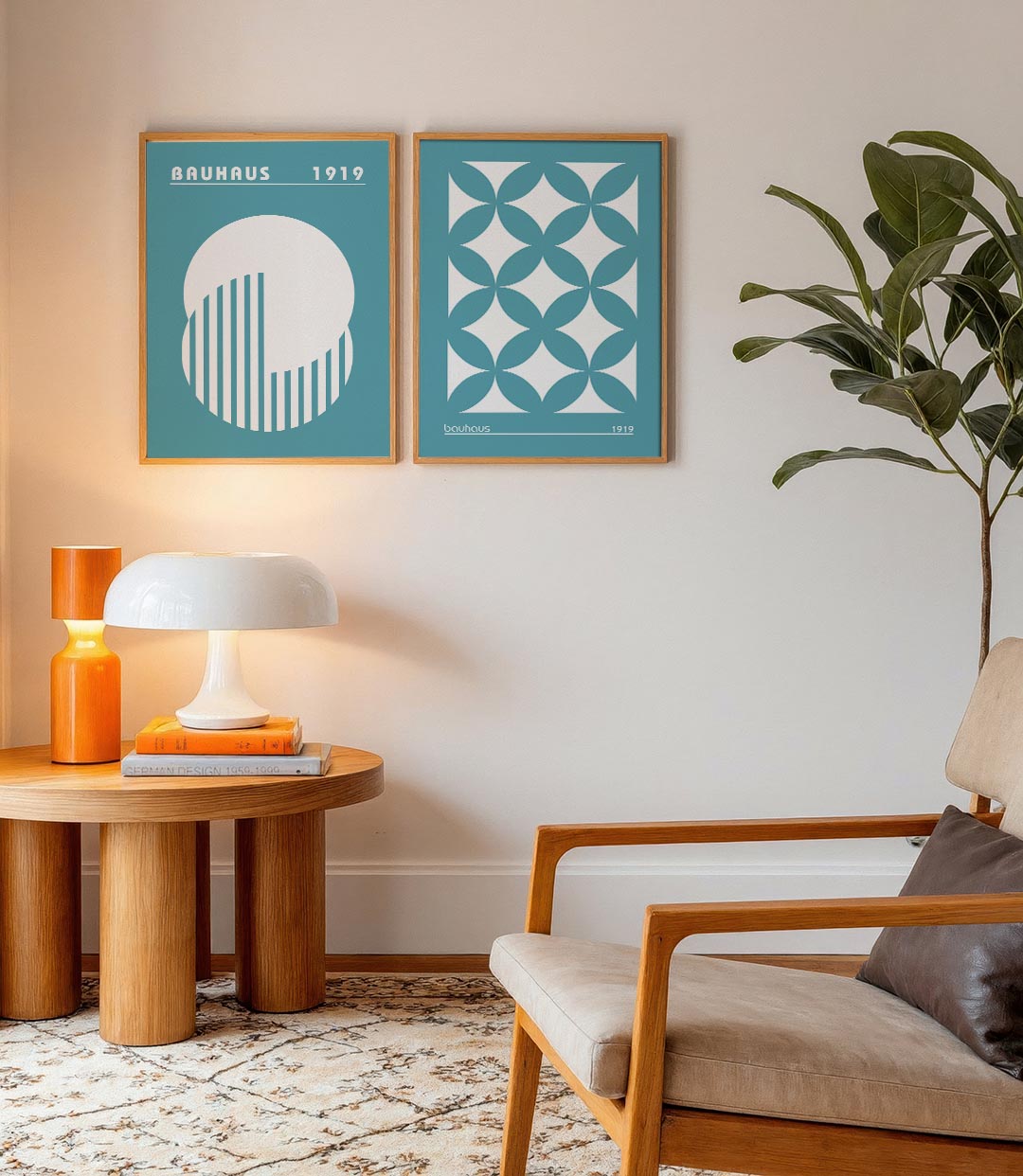 Cirkel en strepen Posterset