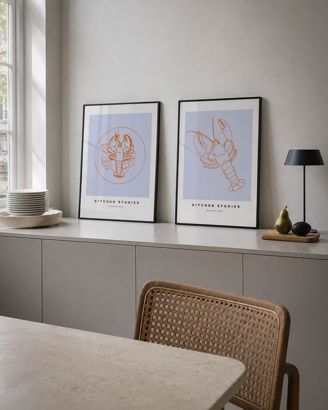 Kleur en lijnenspel Posterset