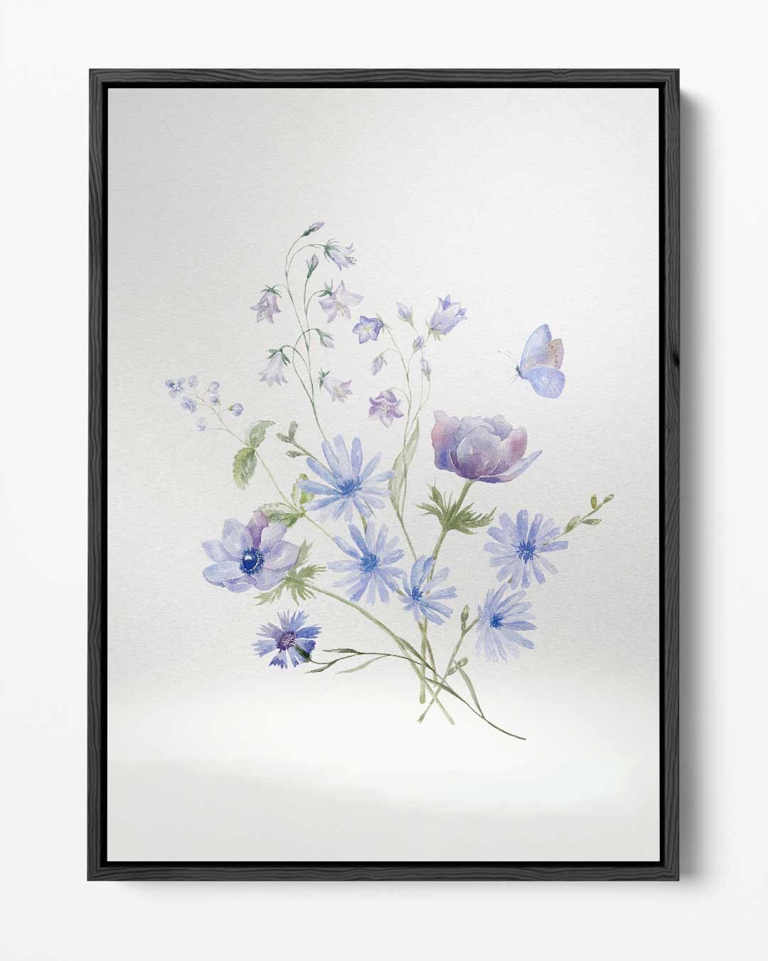 Bloemenpracht in Aquarel Kunstwerk-canvas-dibond-plexiglas-wanddecoratie-WallArtistic