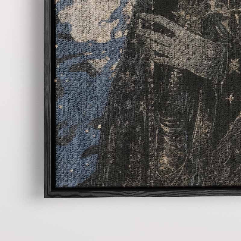 Mystieke Maanwacht Kunstwerk-canvas-dibond-plexiglas-wanddecoratie-WallArtistic