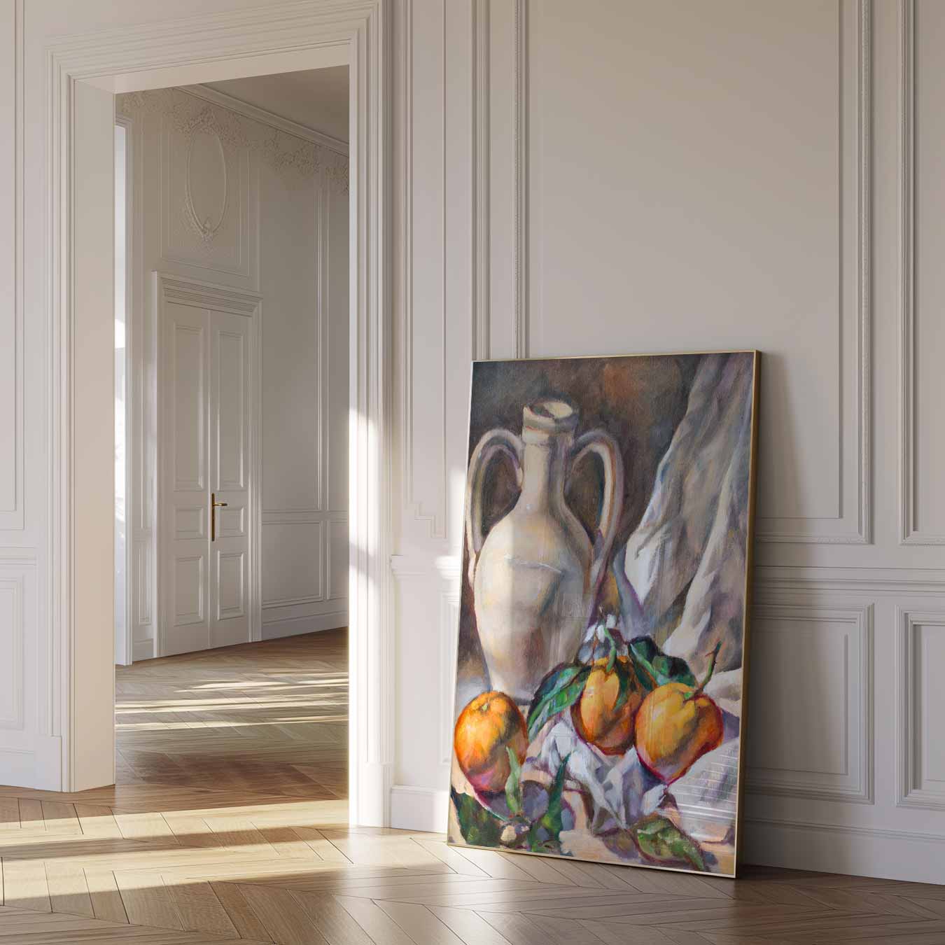 Warme Aardetinten in Stilleven Poster