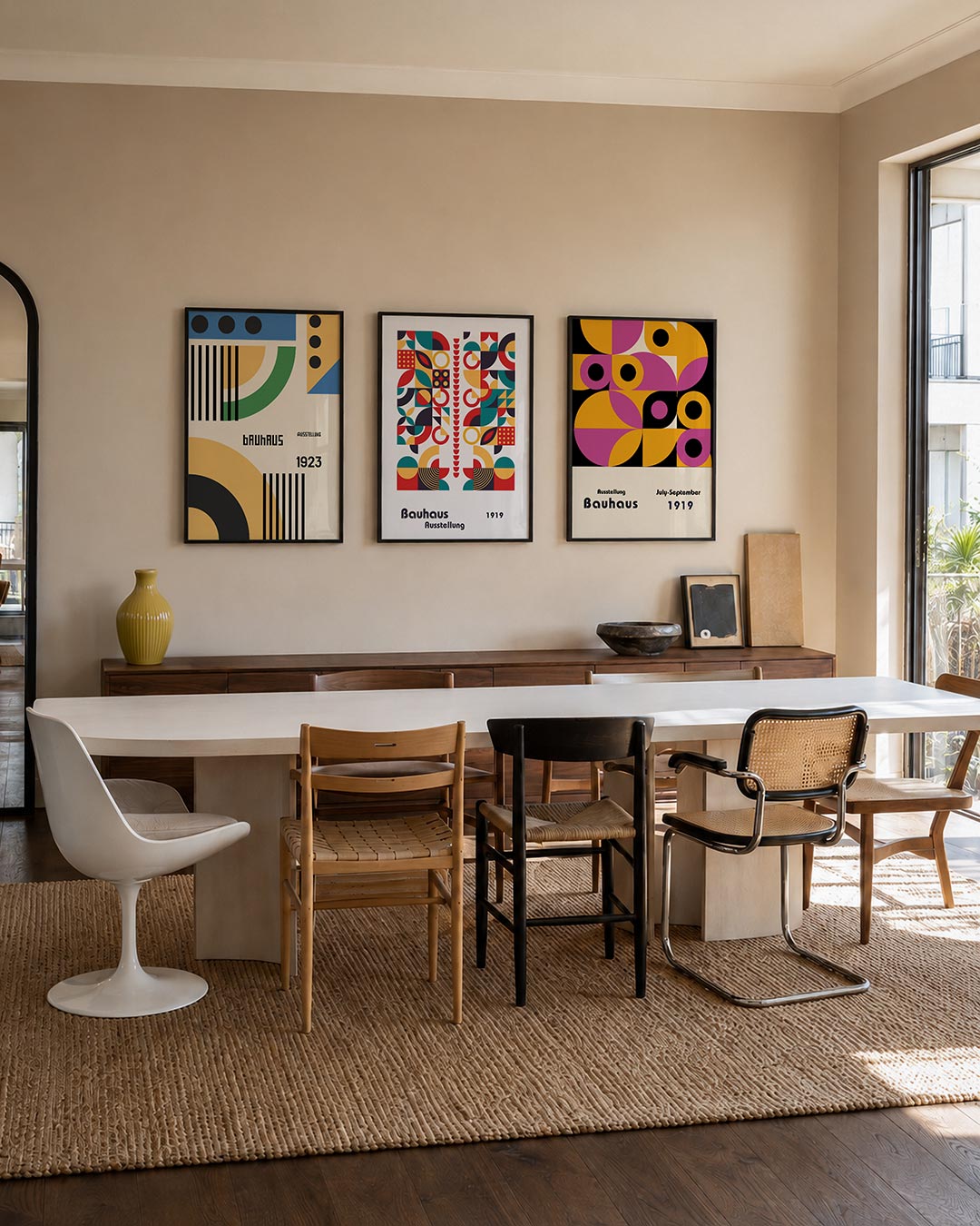 Vormen en kleurvlakken Posterset