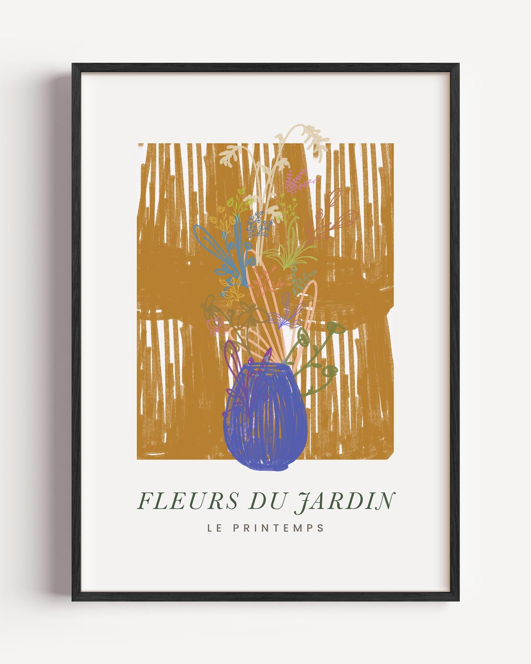Fleurs du Jardin - Lente Bloemen Poster-WallArtistic