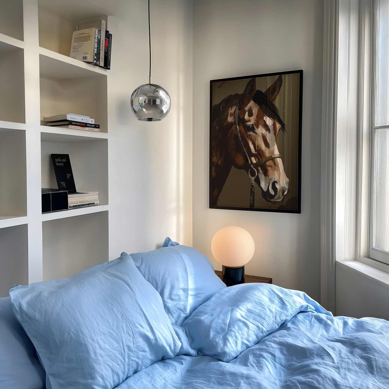 Elegante Paardenposter