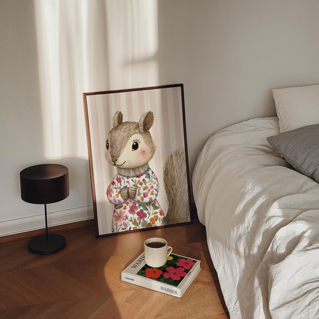 Schattige Eekhoorn Poster