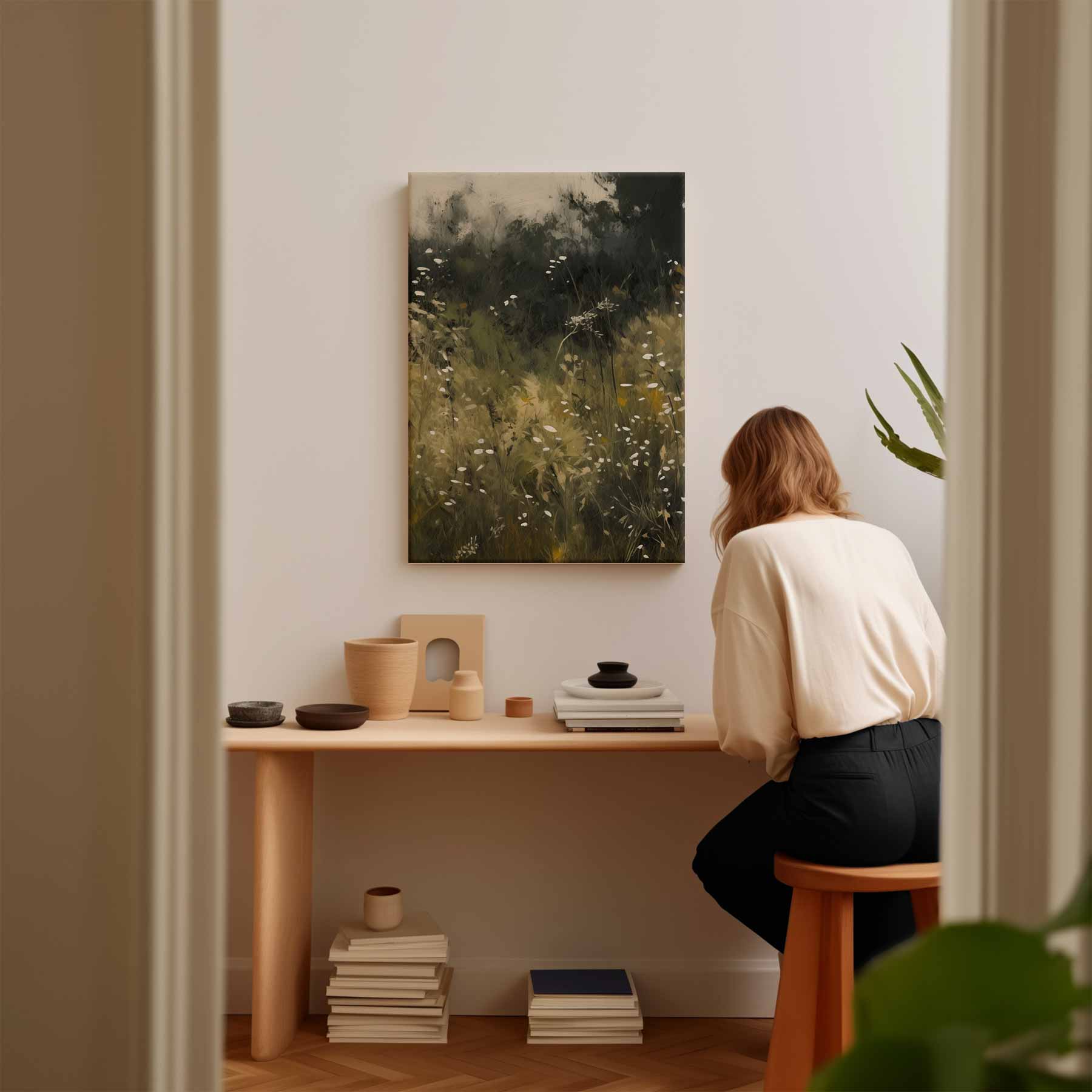 Betoverend Bloemenveld Kunstwerk-canvas-dibond-plexiglas-wanddecoratie-WallArtistic