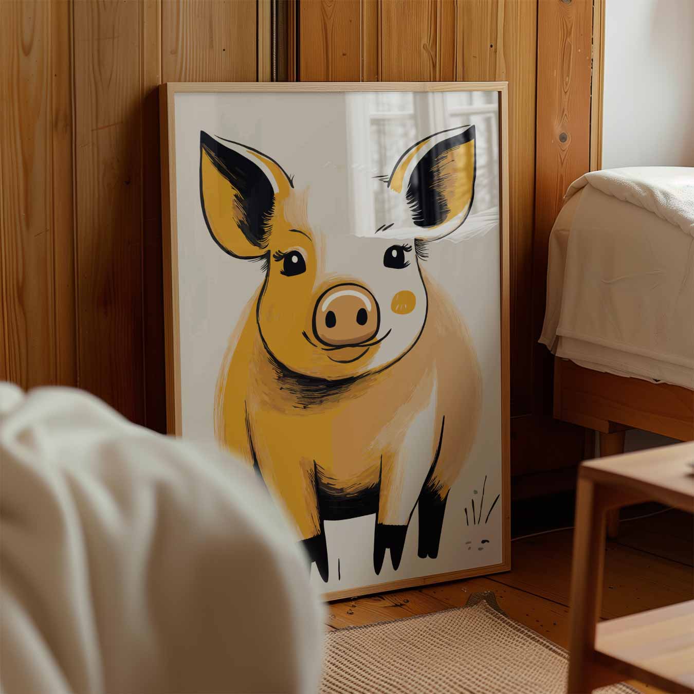 Vrolijke Varkenspracht Poster