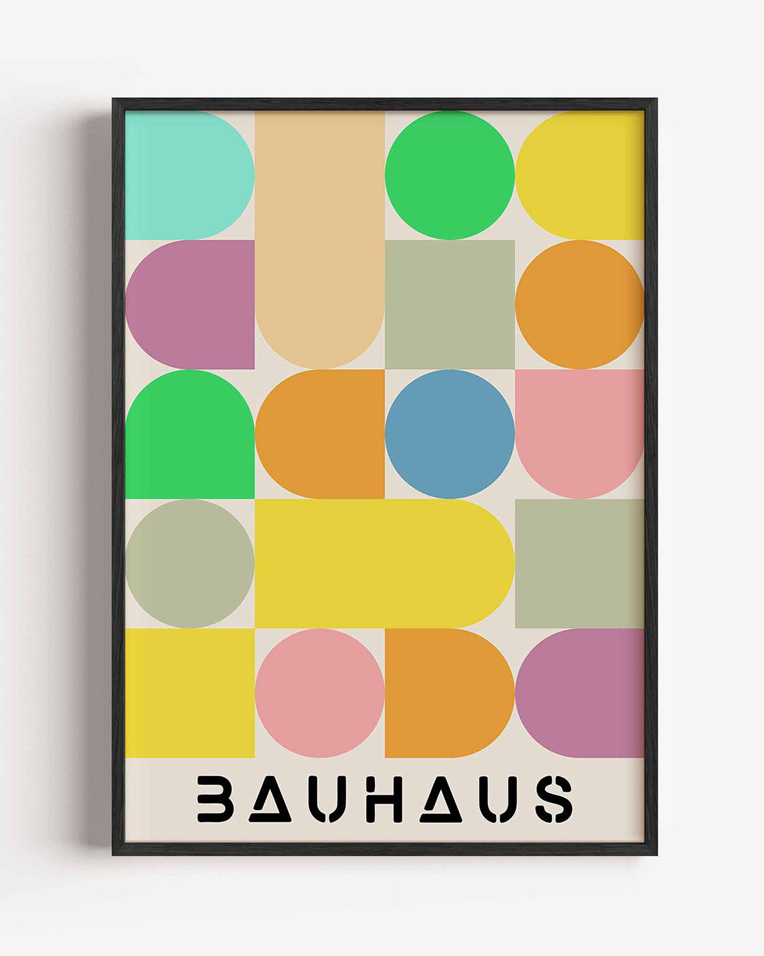 Vormen en vlakkenspel Poster