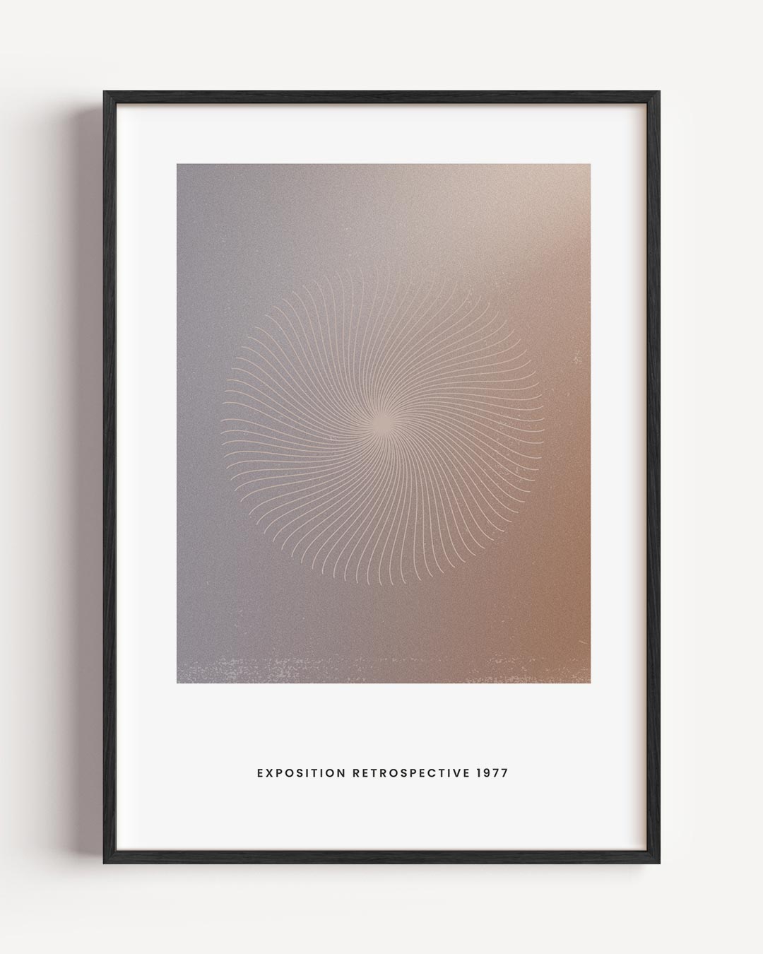 Retro Spiraal Poster-WallArtistic