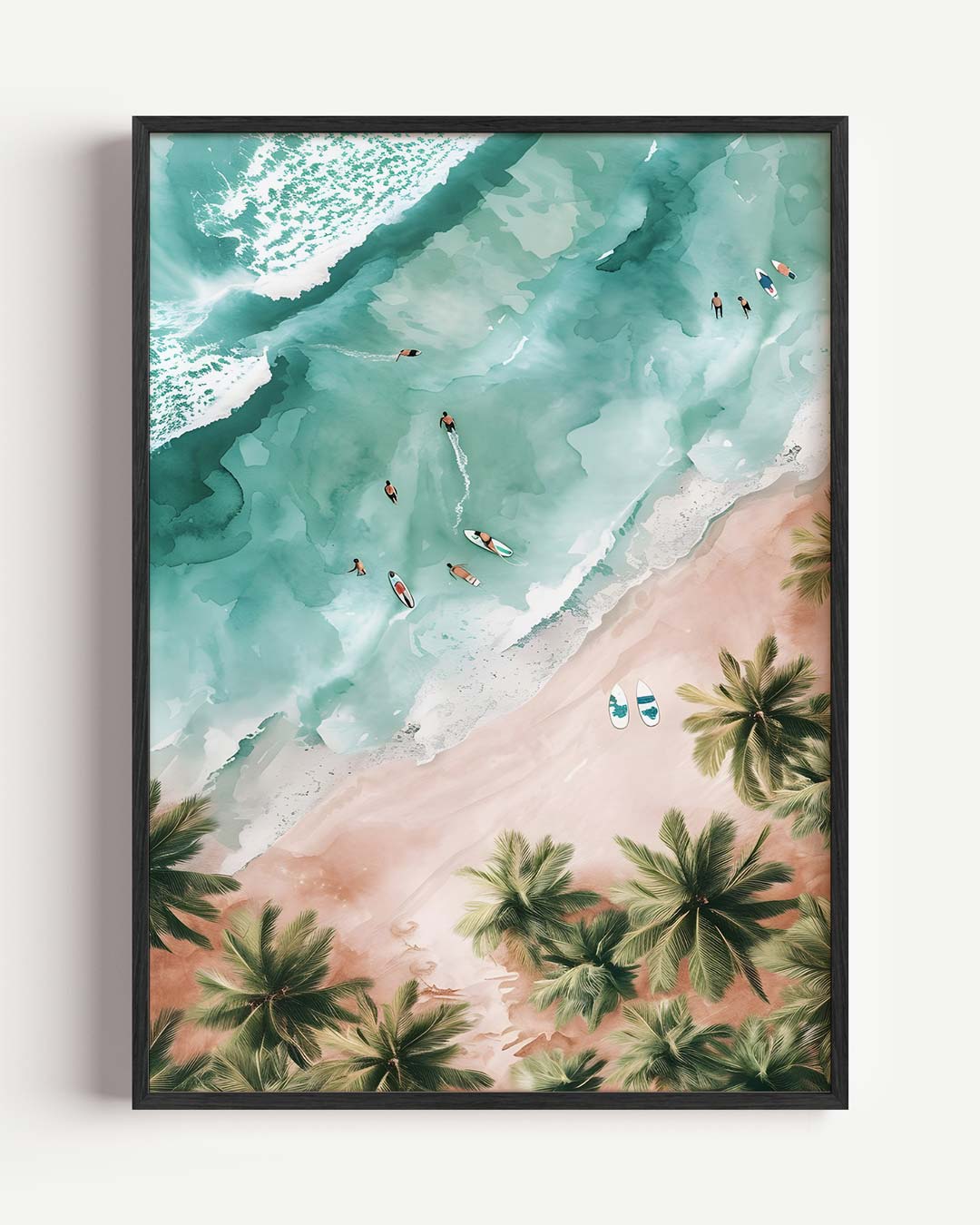 Dromerige Stranddag Poster