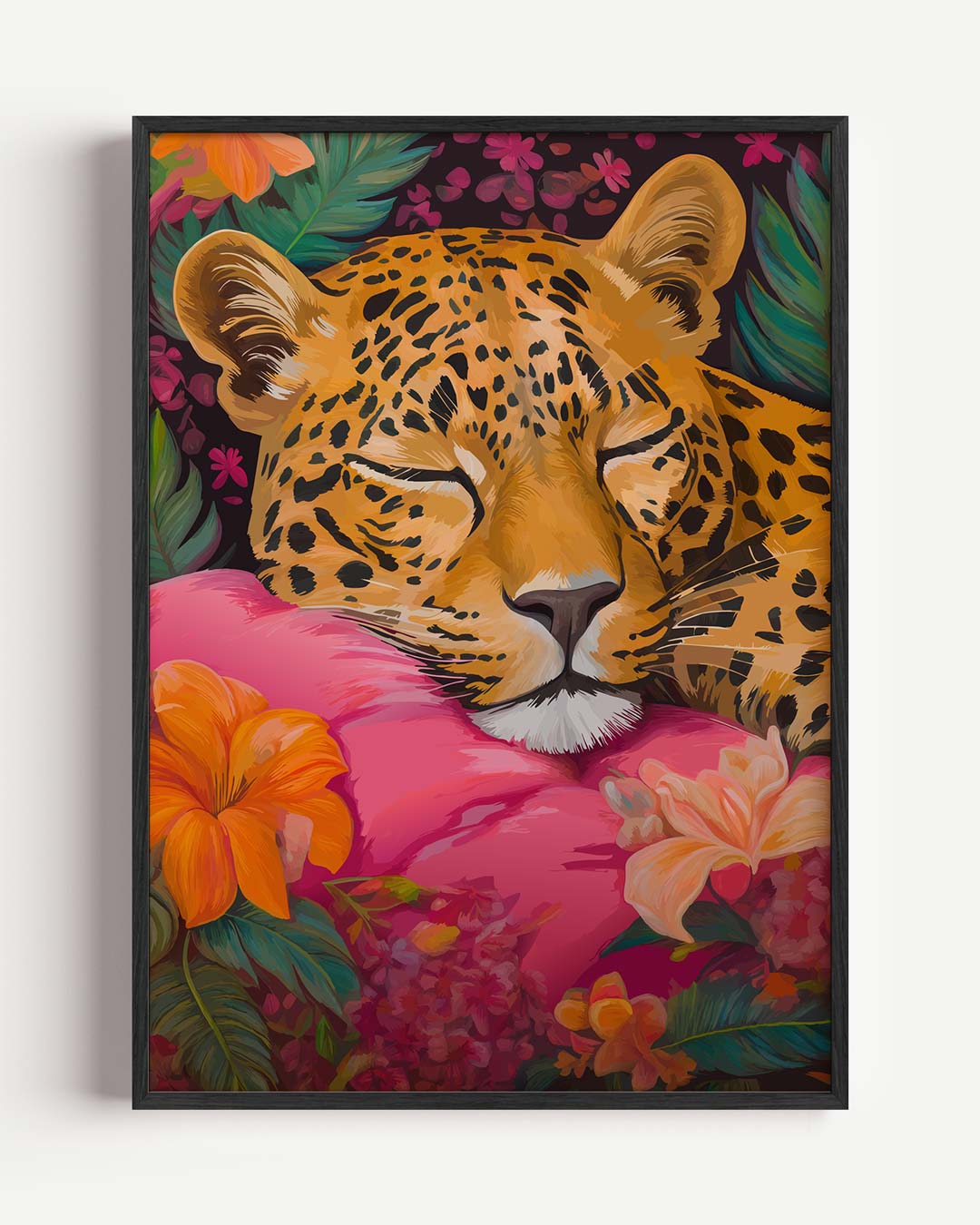 Tropische Luipaard Poster