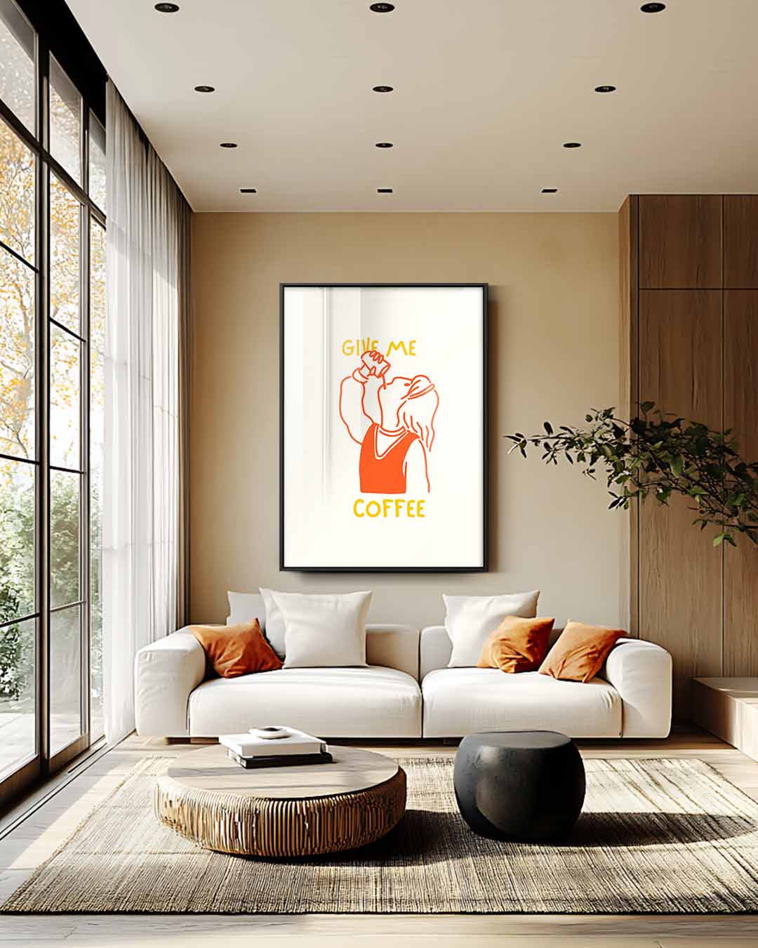 Koffie Avonturier Kunstwerk Kunstwerk-canvas-dibond-plexiglas-wanddecoratie-WallArtistic