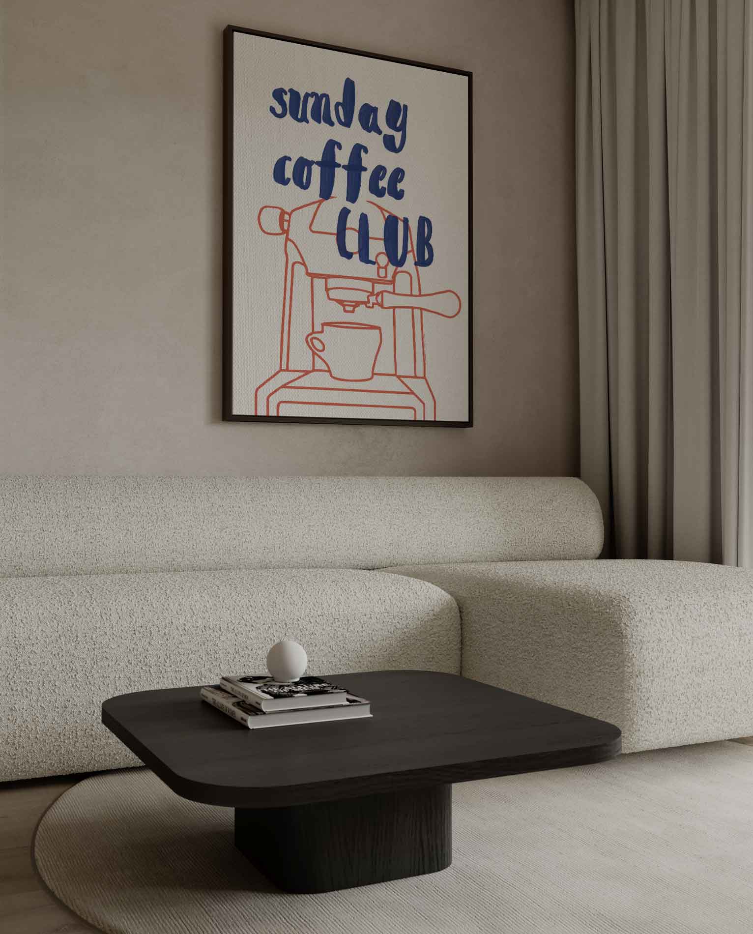 Zondag Koffie Club Poster
