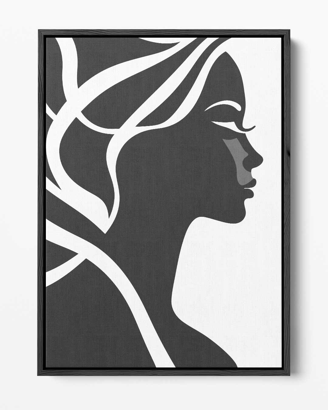 Tijdloze Elegantie in Zwart-Wit Kunstwerk-canvas-dibond-plexiglas-wanddecoratie-WallArtistic