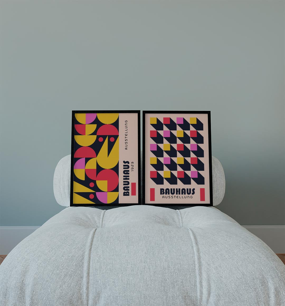 Vormen en kleurvlakken Posterset