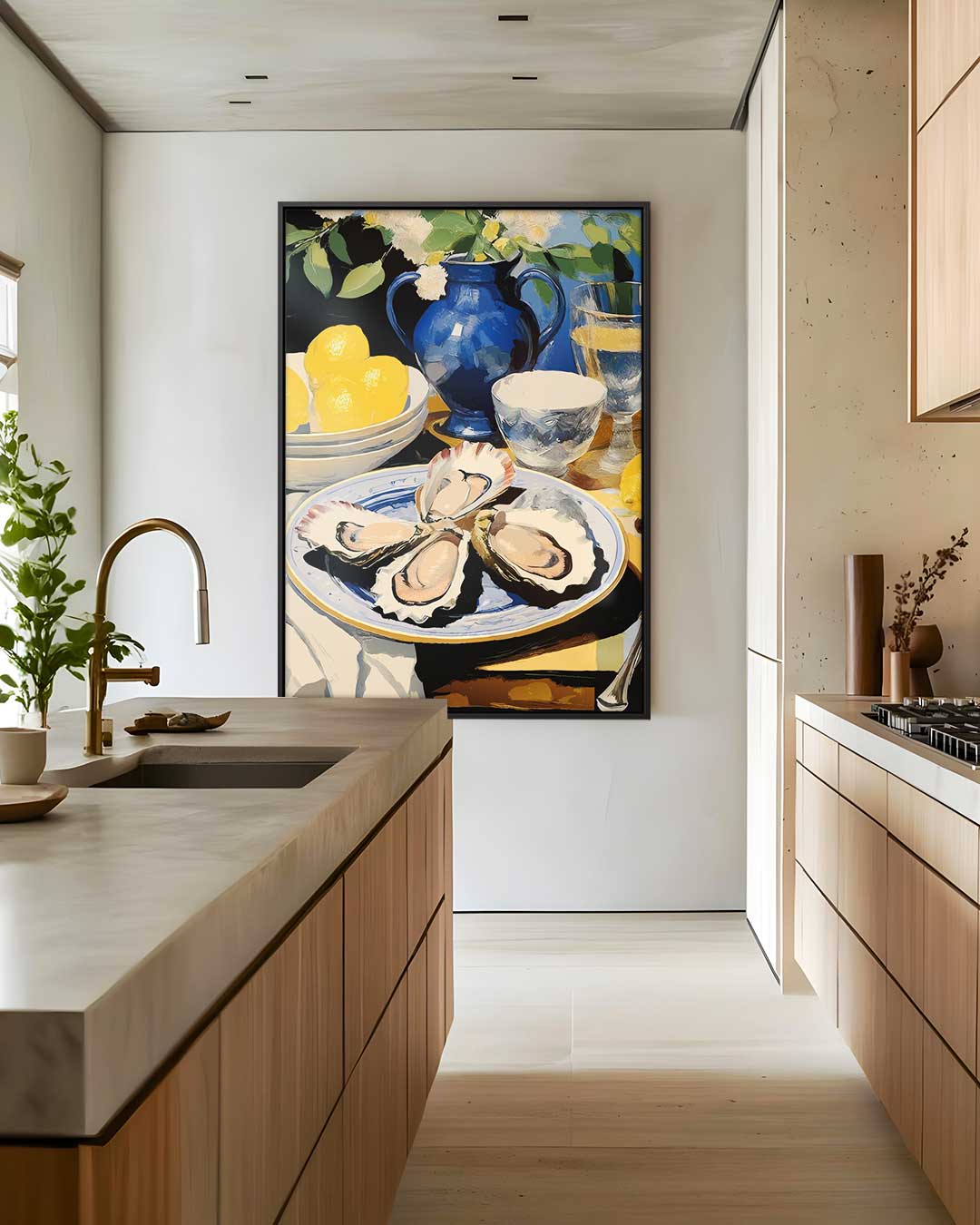 Zomerse Stilleven Sensatie Kunstwerk-canvas-dibond-plexiglas-wanddecoratie-WallArtistic
