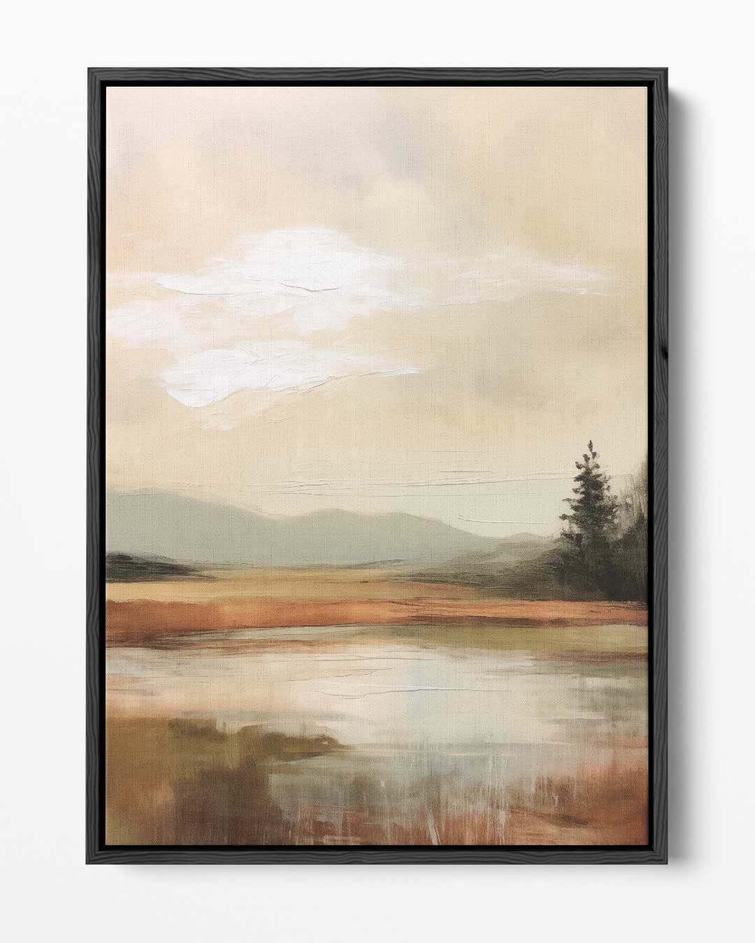 Rustieke Herfstlandschap Kunstwerk-canvas-dibond-plexiglas-wanddecoratie-WallArtistic