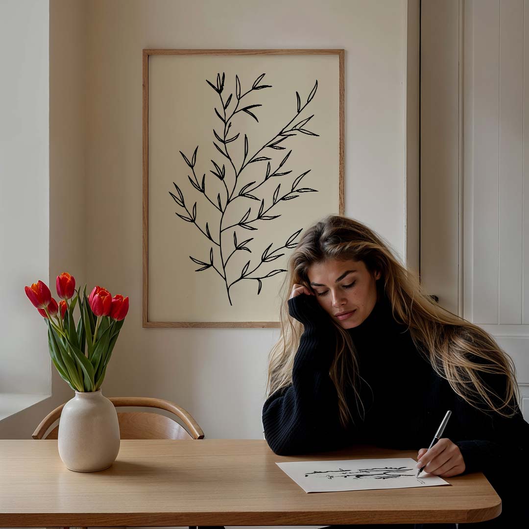 Minimalistische Botanische Poster-WallArtistic