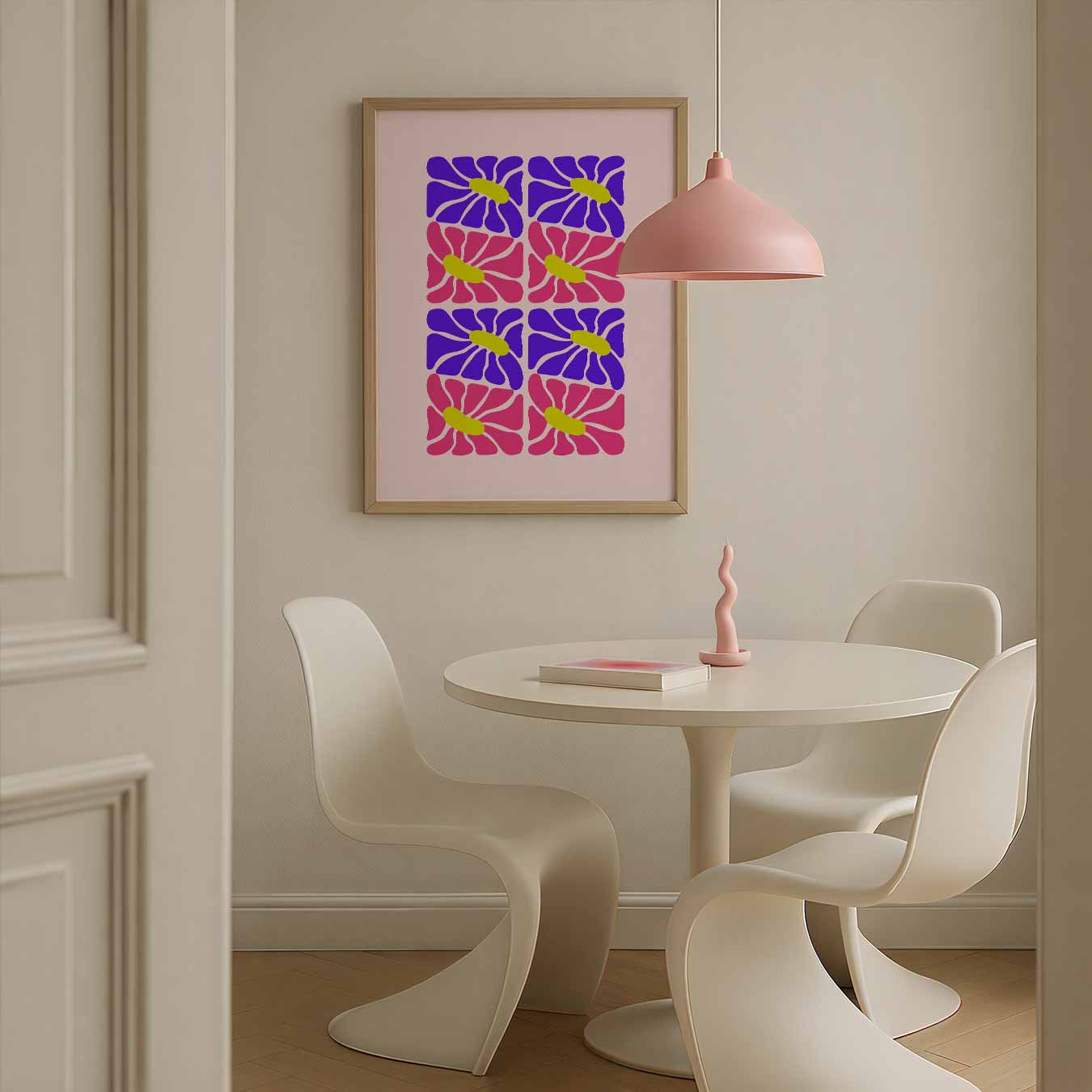 Bloemige Kleurenpracht Poster