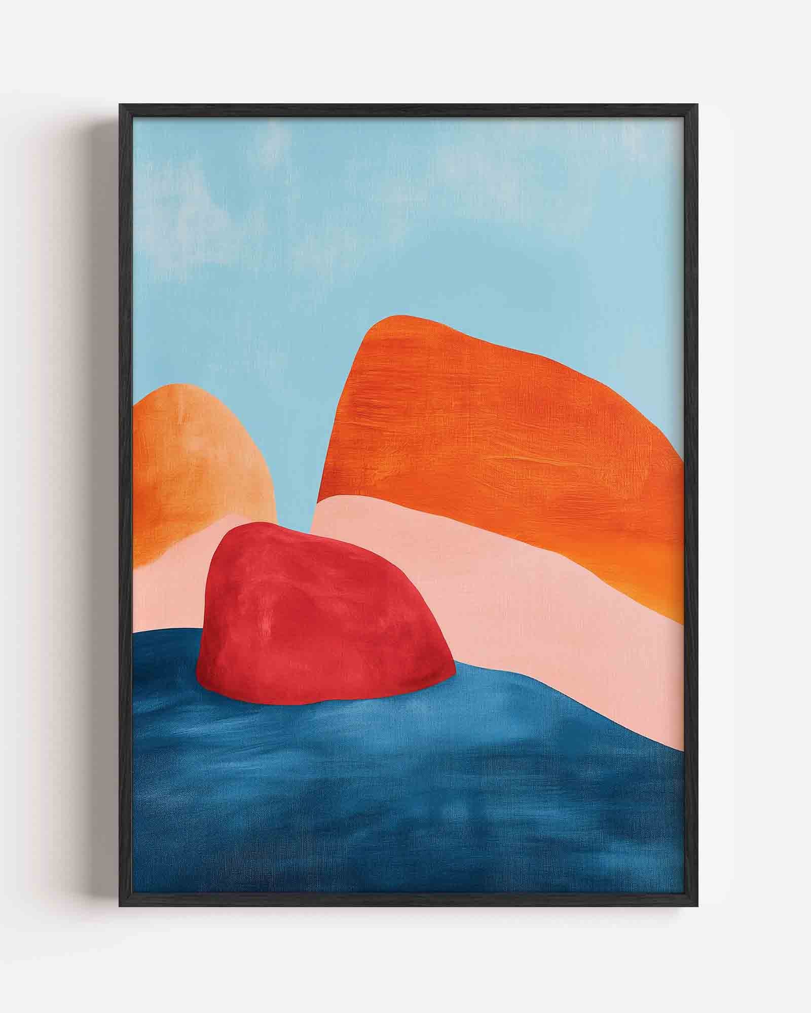 Abstracte vormen Poster