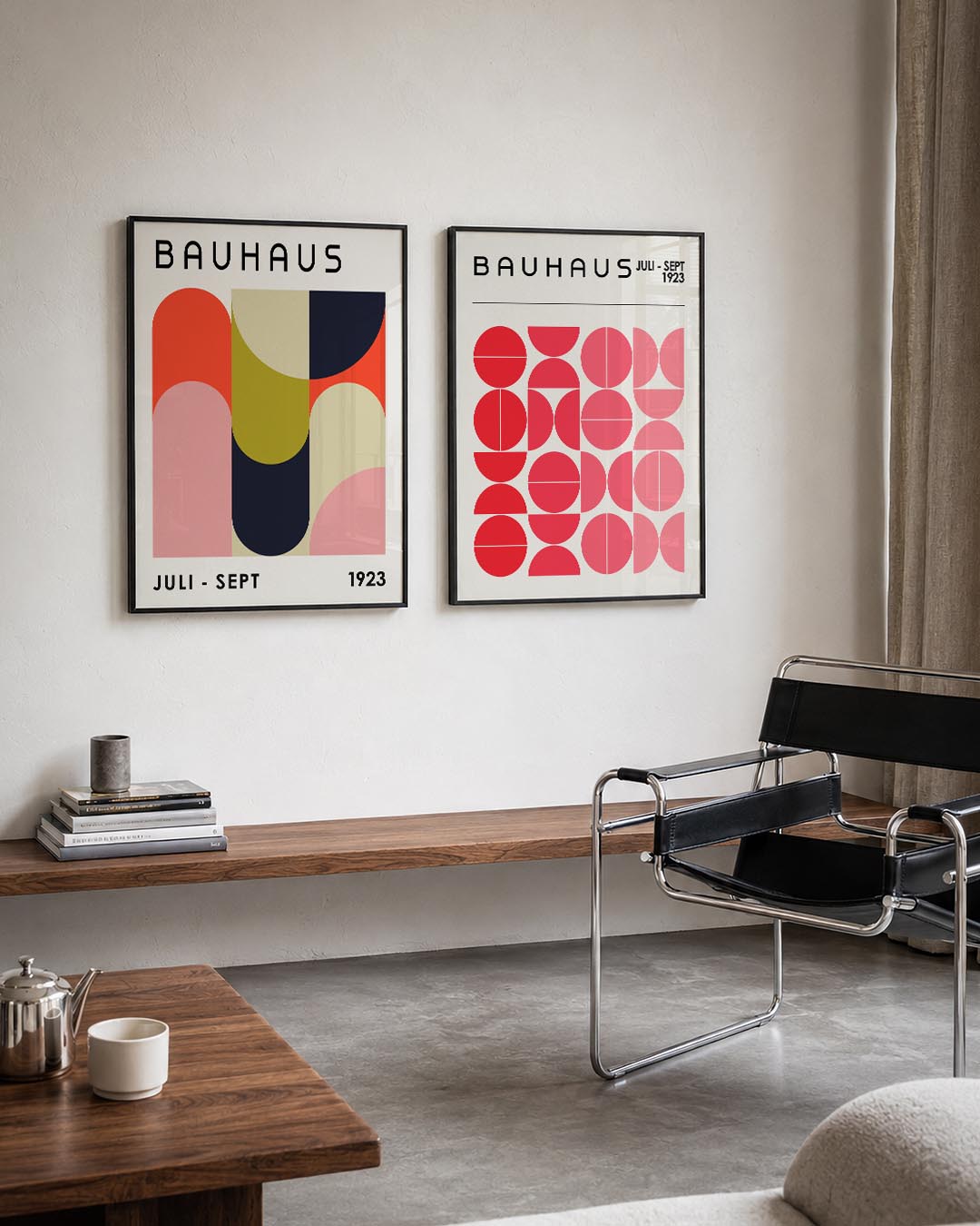 Vorm en kleurenspel Posterset