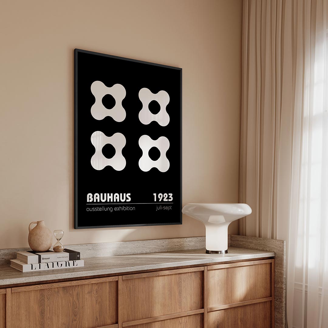 Vormritme en contrast Poster