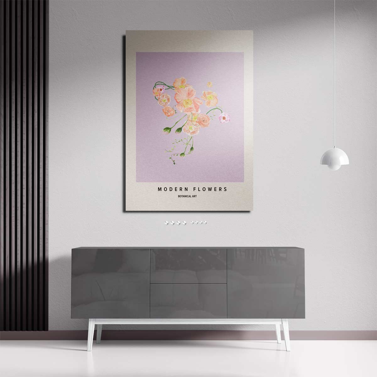 Bloeiende Moderniteit Kunstwerk-canvas-dibond-plexiglas-wanddecoratie-WallArtistic