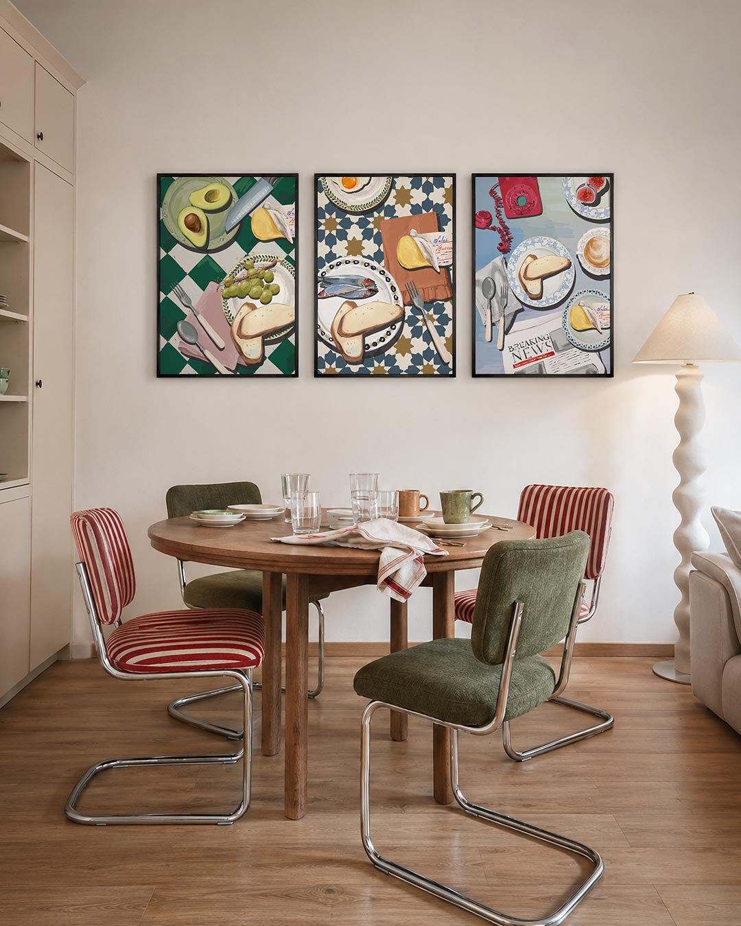 Eettafel moment Posterset