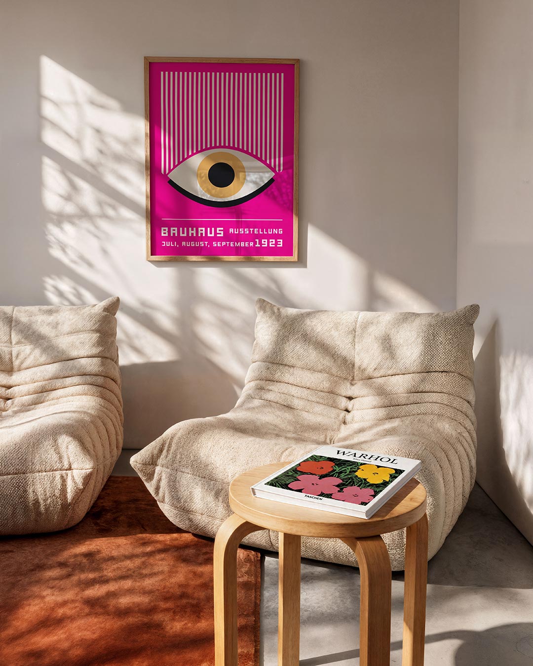 Lijnen en oogvorm Poster
