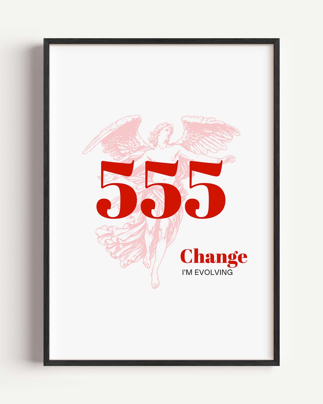 Inspirerende 555 Angel Number Poster