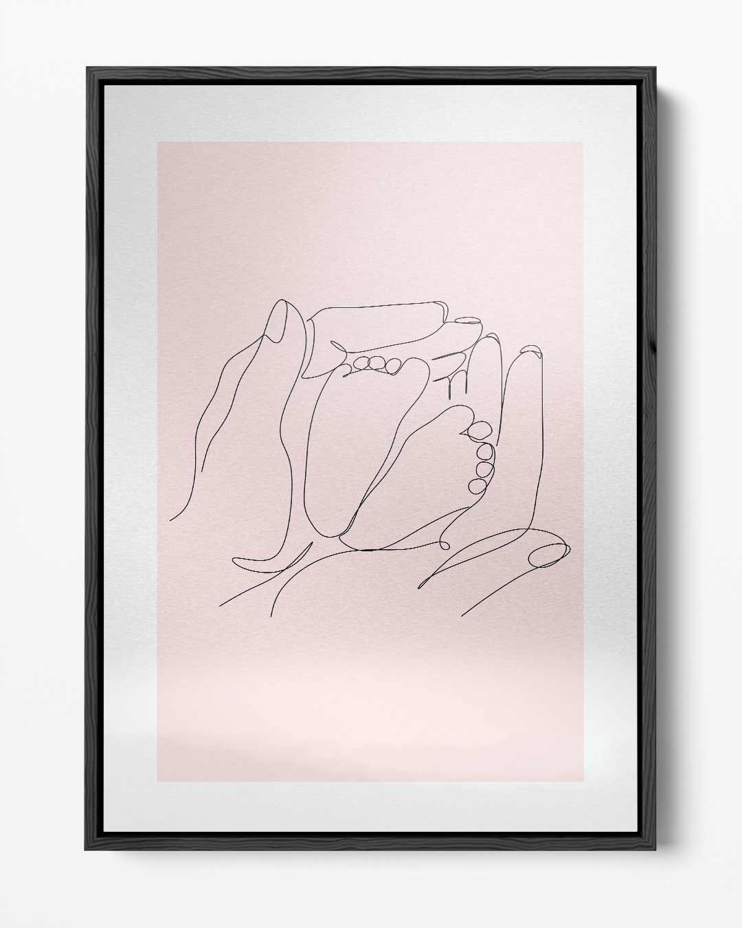 Liefdevolle Omhelzing Kunstwerk-canvas-dibond-plexiglas-wanddecoratie-WallArtistic