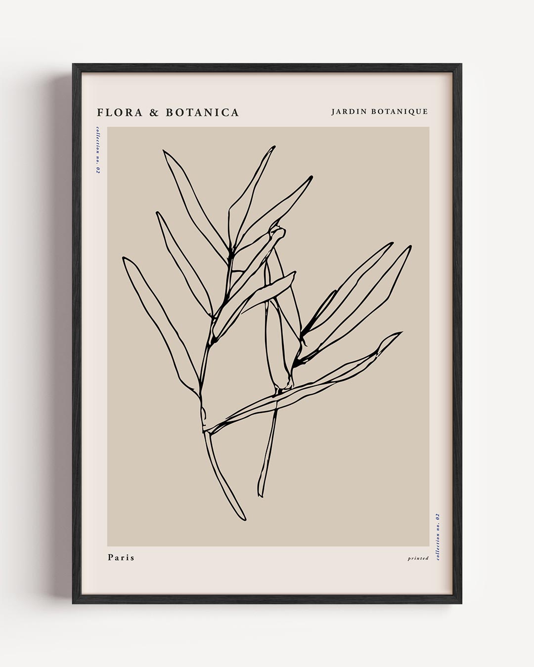 Elegante Botanische Illustratieposter-WallArtistic