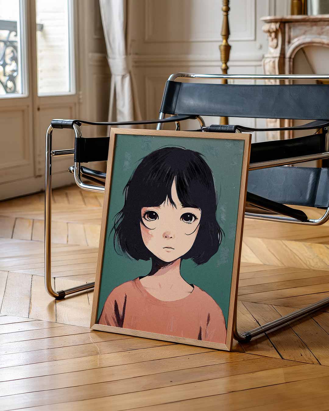 Dromerige Anime Portretposter