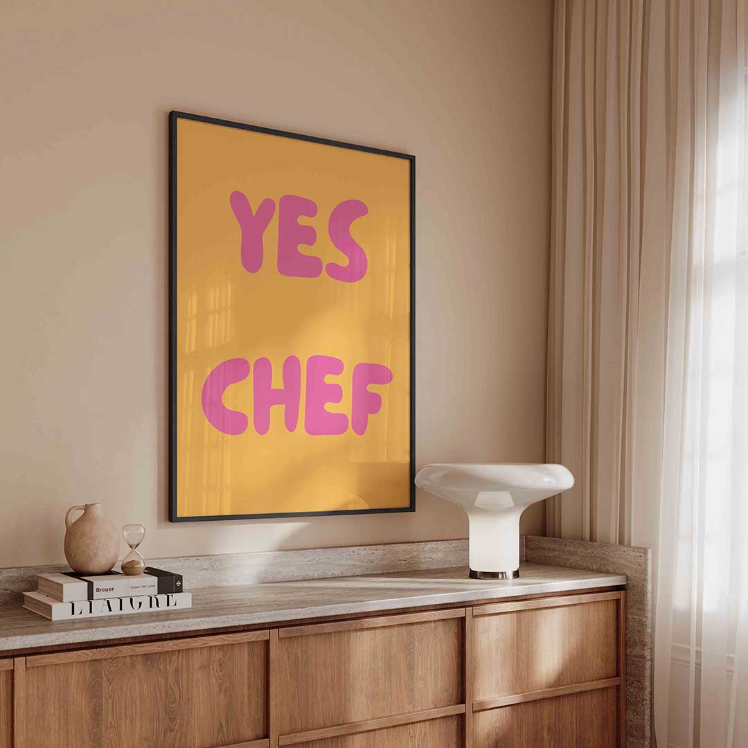 Yes chef Poster