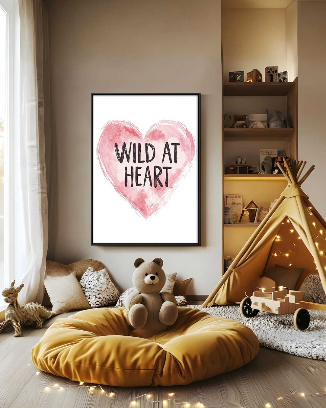 Wild at Heart Poster Kunstwerk-canvas-dibond-plexiglas-wanddecoratie-WallArtistic