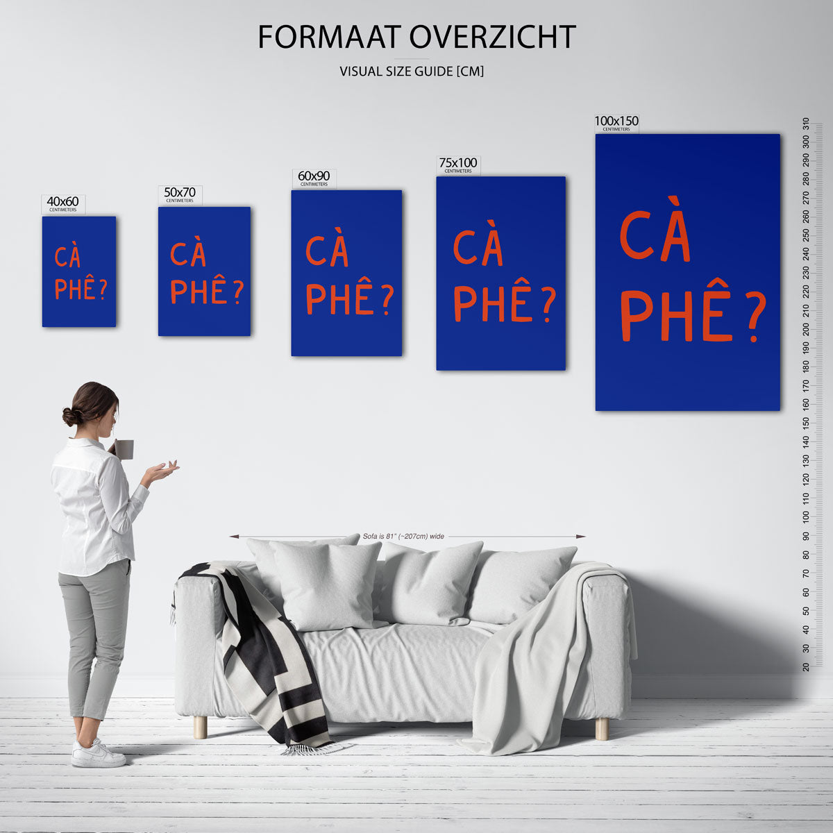 Grafische typografie Kunstwerk