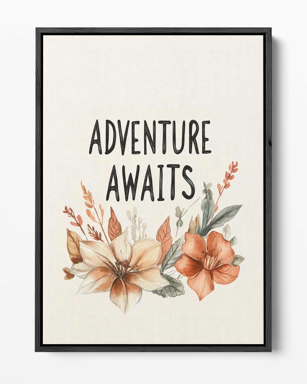 Adventure Awaits Bloemenkunst Kunstwerk-canvas-dibond-plexiglas-wanddecoratie-WallArtistic