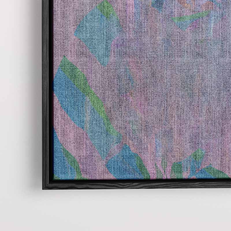 Kleurrijke Harmonie: Mystieke Portret Kunstwerk-canvas-dibond-plexiglas-wanddecoratie-WallArtistic