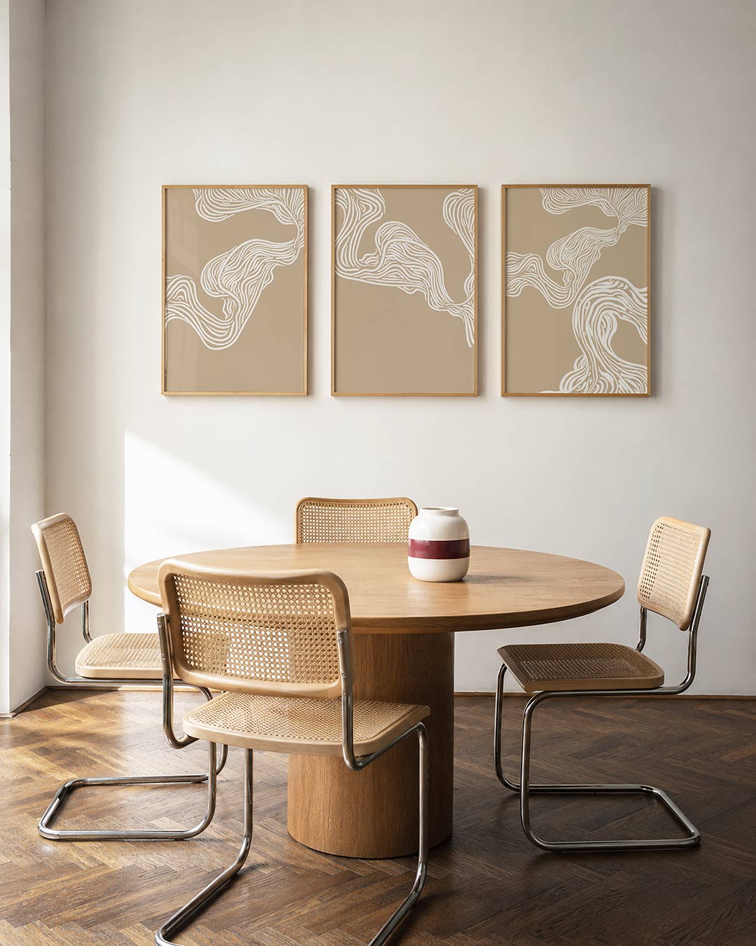 Golvende lijnen Posterset