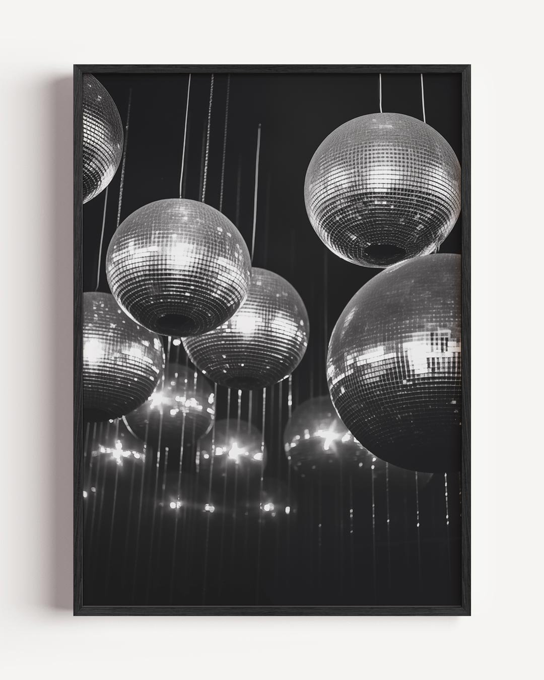 Glitter & Glamour Discoballen Poster-WallArtistic