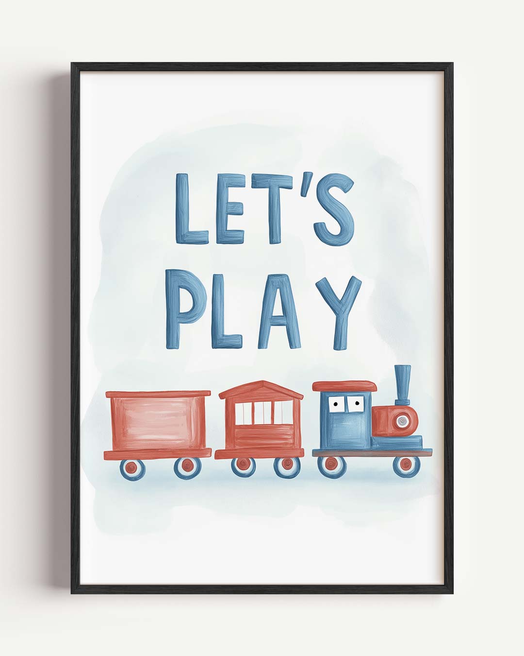 Speelse Kindertrein Poster