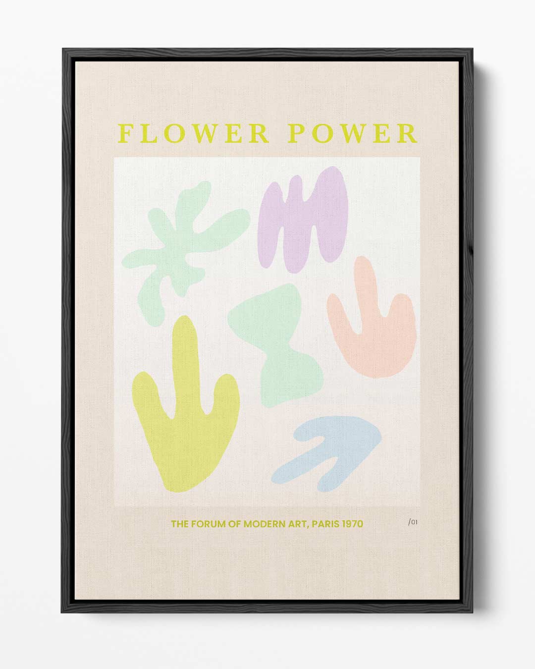 Flower Power Abstracte Kunstposter
