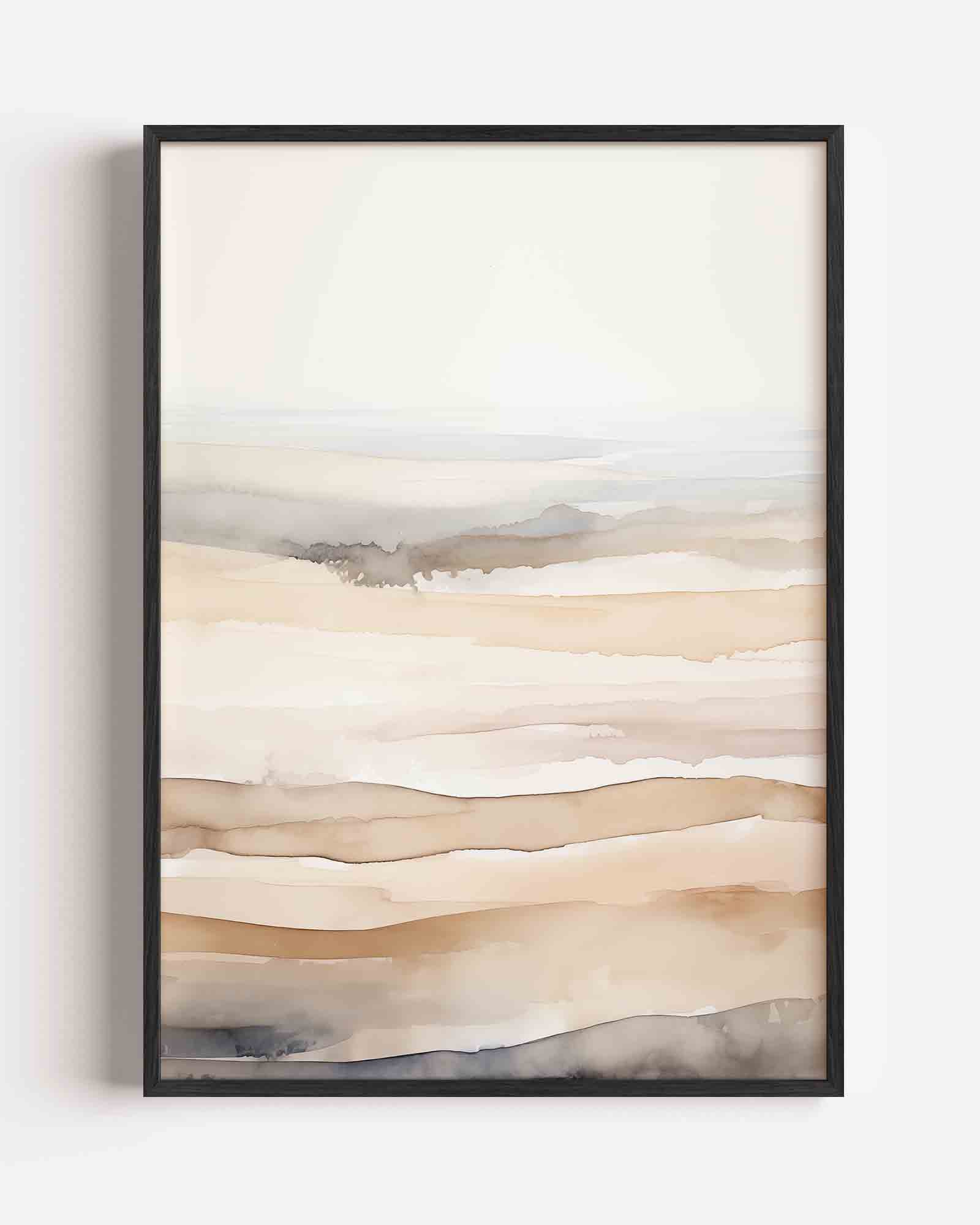 Abstracte lagen Poster