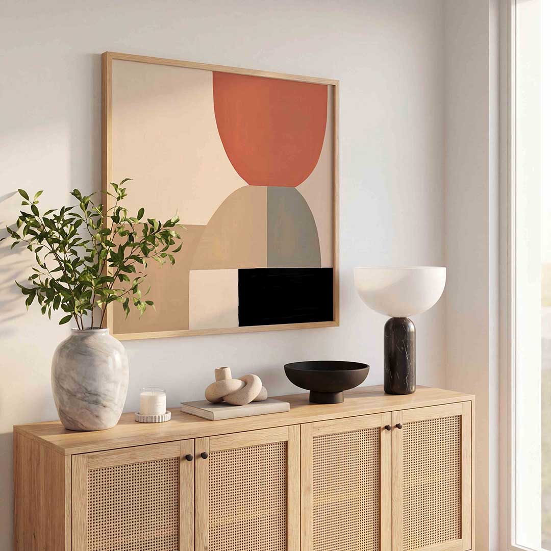 Abstracte vormen Poster