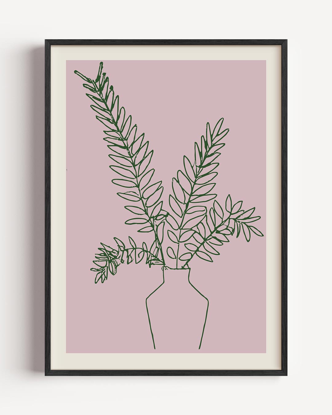Botanische Lijntekening Poster-WallArtistic